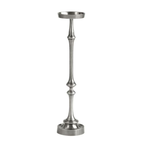 Harmon Martini Table   Aged Silver