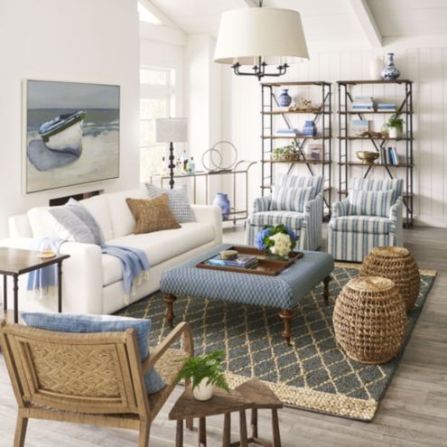 Tulum Woven Garden Stool with Natural Water Hyacinth & Metal Frame