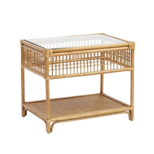 Beverly rattan store side table