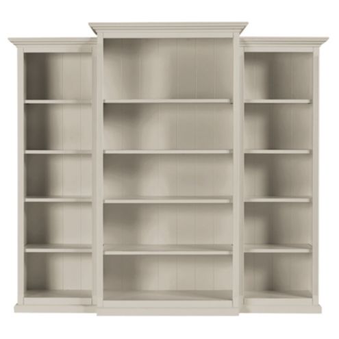 Tuscan 3-piece 94” Bookcase Wall and Ladder