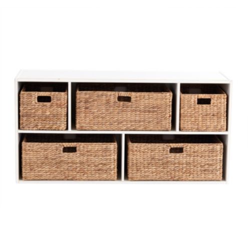 large decorative storage bins