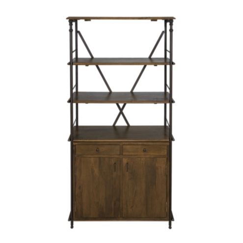 Tall Wood Storage Cabinets With Doors And Shelves Ballard Designs