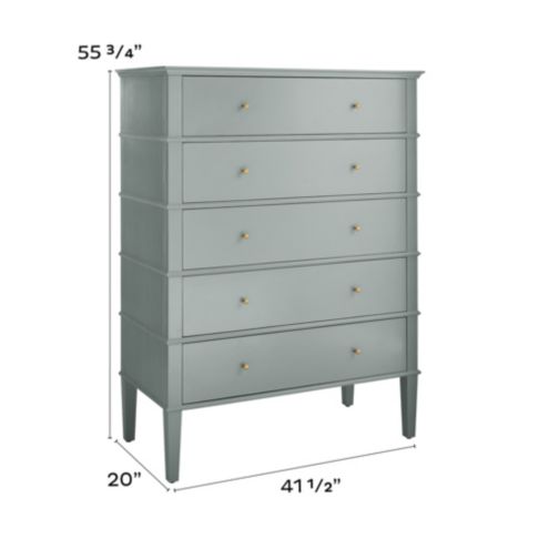 grey 5 drawer dresser Farmhouse Rustic Wood Chest for Bedroom Gray tip kit is included for added safety Belleze 5 Drawer Dresser for