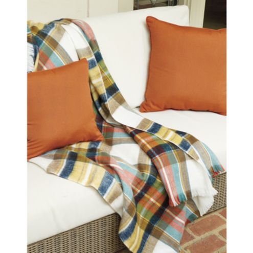 Autumn Oversize Plaid Throw | Ballard Designs