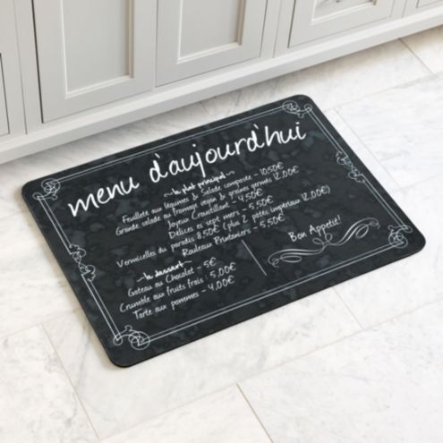 French Bistro Comfort Mat Black - Ballard Designs