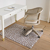 Cheetah Desk Chair Mat
