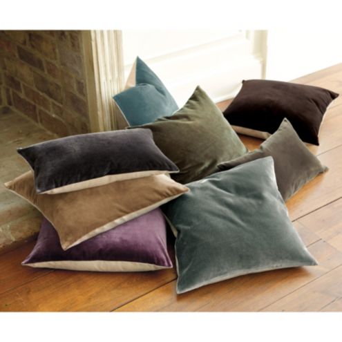velvet pillows