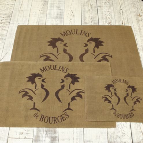 Vintage Rooster Jute Rug | Ballard Designs