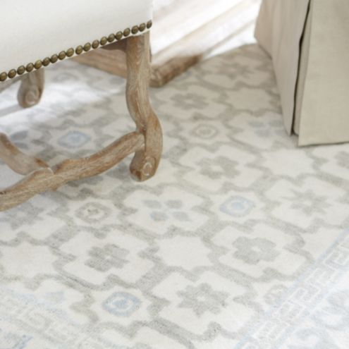 Montreaux Greek Key Hand Knot Rug | Ballard Designs