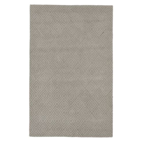 Hooked Diamond Rug in Select Colors with High/Low Texture & Durable ...