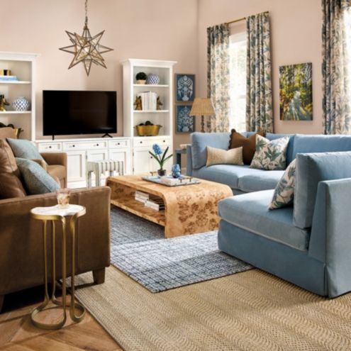 Mateo Hand Tufted Area Rug with Cotton & Plaid Pattern
