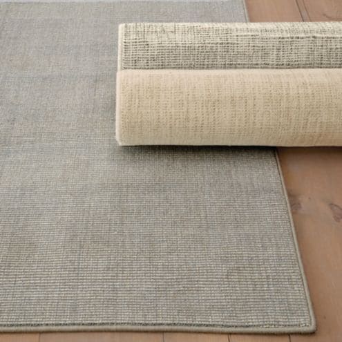 Barnett Custom Rug with Hand Loomed Wool & Machine Serged Edges
