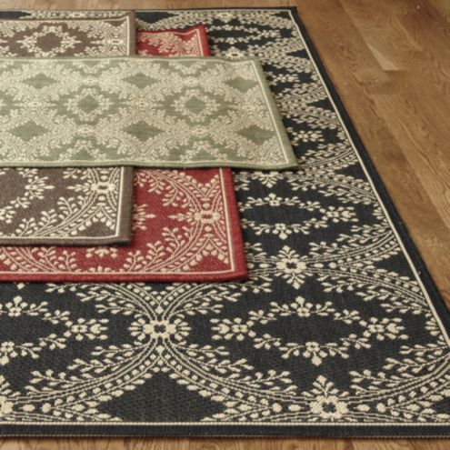 Heirloom Allover Indoor/Outdoor Rug | Ballard Designs