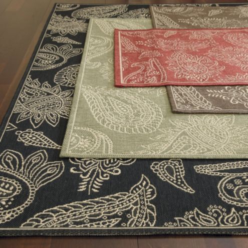 Paisley All Over Indoor/Outdoor Rug | Ballard Designs