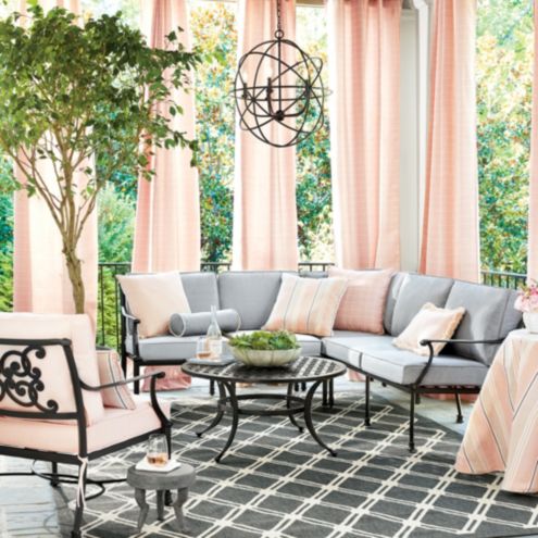 Tricia Trellis Indoor/Outdoor Rug | Ballard Designs