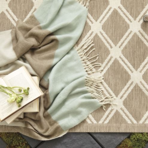 Tricia Trellis Indoor/Outdoor Rug | Ballard Designs