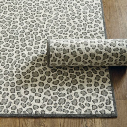 Leopard Hand Hooked Indoor/Outdoor Rug | Ballard Designs