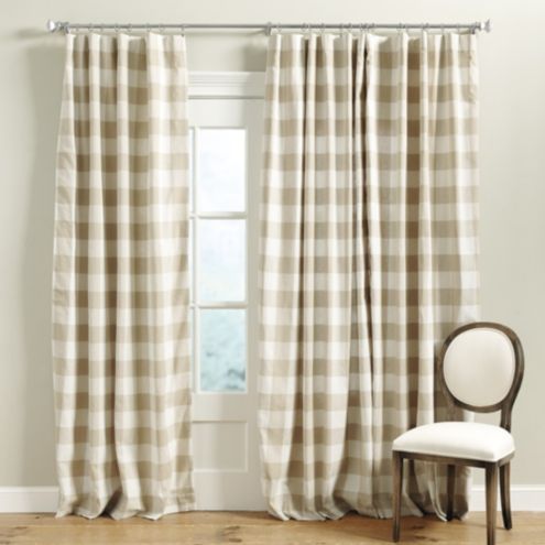 Buffalo Check Drapery Panel Ballard Designs Ballard Designs
