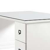 Original Home Office™ Standard Desk Clear Glass Topper