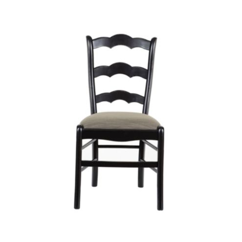 Casa Florentina Genoa Side Chairs with Linen Seat,