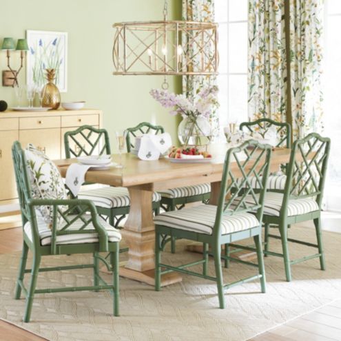 Dayna Side Chairs Set of 2 Green Ballard Designs