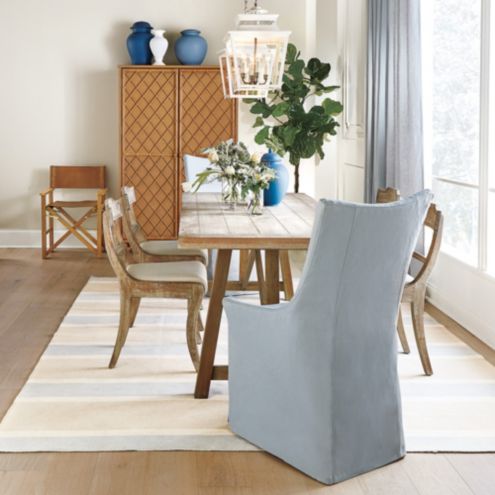 Ballard designs discount slipcover dining chair