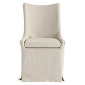 Suzanne Kasler Southport Dining Chair Linen Slipcover Only