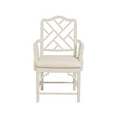 Dayna Arm Chair with Sandberg Parchment Seat
