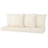 Banquette Seat Cushion & Back Pillow Set - 60