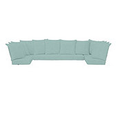 5-Piece Banquette Seat Cushion & Back Pillow Set - Two 19