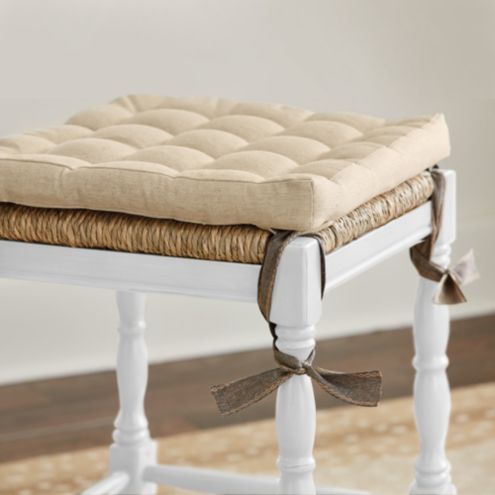 Cecily Tufted 3 Piece Bench Cushion Set with Two 3 Seat Cushions