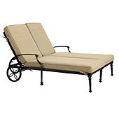 Amalfi Double Chaise with 2 Cushions