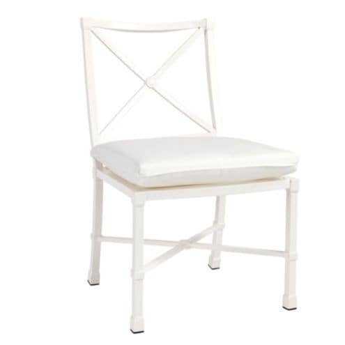 Set of 2 Suzanne Kasler Directoire Outdoor Side Chairs Ballard Designs