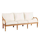 Ceylon Teak Sofa with Cushions