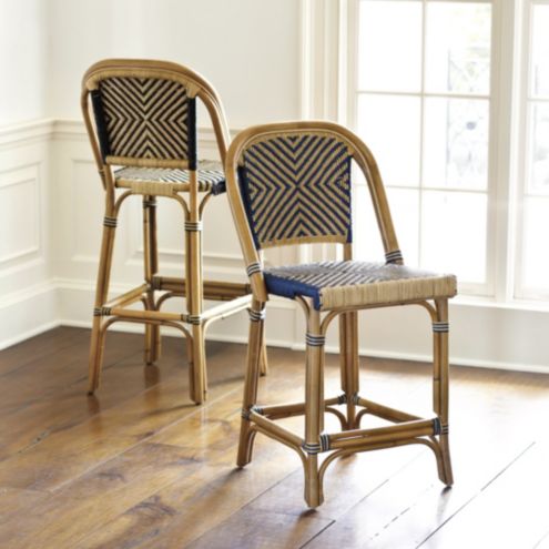 Ballard designs discount wicker bar stools