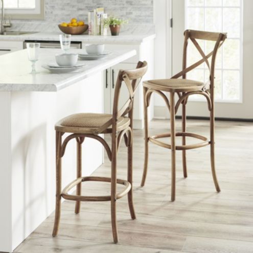 White discount bentwood stool