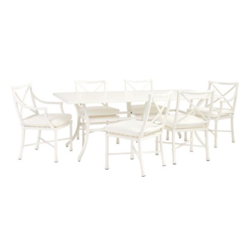 Suzanne Kasler Directoire 7 Piece 84 Inch Rectangular Dining Set ...