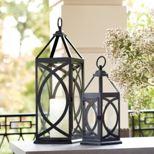 Fatima Lantern with Tempered Glass Panes & Vented Cupola for Pillar Candles