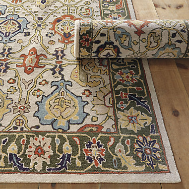 Ballard Lorna Wool Rug Parsian Style Handmade Woolen Rug & Carpet 