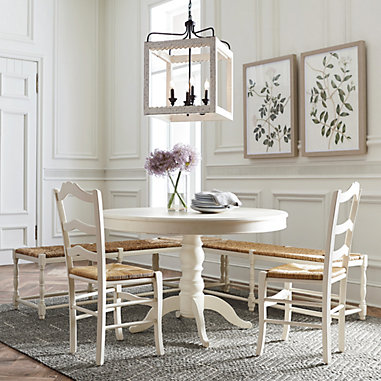 Sidney Wooden Dining Furniture, Ballard Designs Dining Chair Cushions