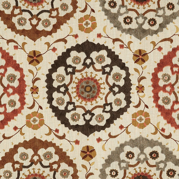 Samara Spice Fabric by the Yard | FBTY | Ballard Designs