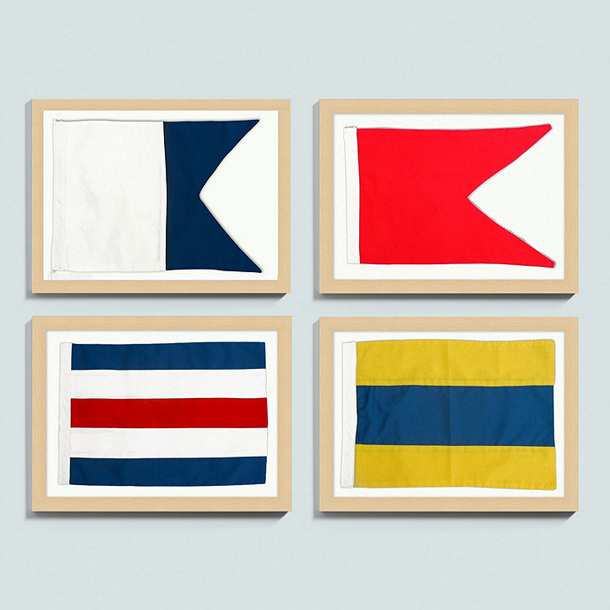 Suzanne Kasler Seafarer Nautical Flags
