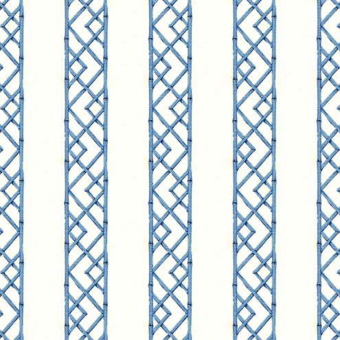 Canopy Stripe Navy/Sand Sunbrella® Performance Fabric by the Yard, Ballard  Designs