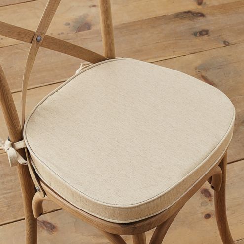 Ballard Designs Cecily Tufted Seat Cushion Natural Linen Small - ShopStyle  Dining Chairs