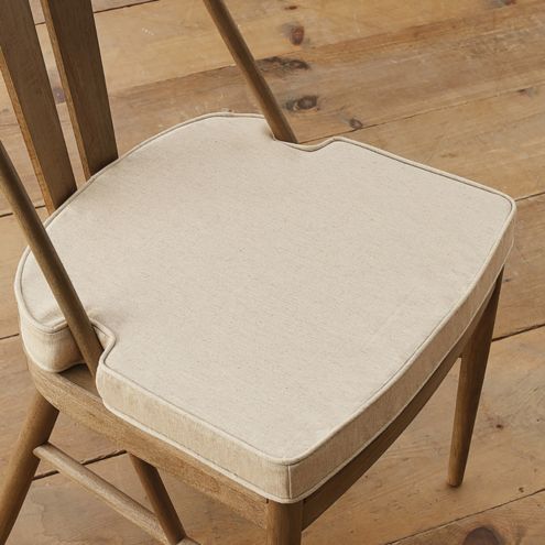 Ballard Designs Cecily Tufted Seat Cushion Natural Linen Small - ShopStyle  Dining Chairs