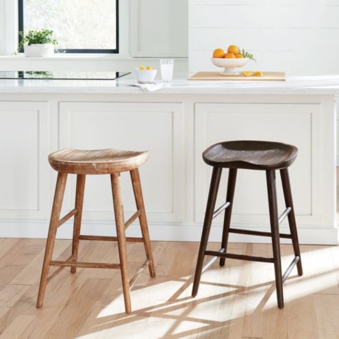 Kitchen stools without outlet backs