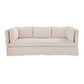 Austin Slipcovered Sofa in Libeco Linen