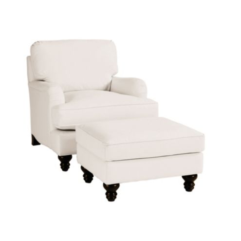 Eton Club Chair & Ottoman | Ballard Designs