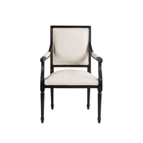 New Louis Black Armchair