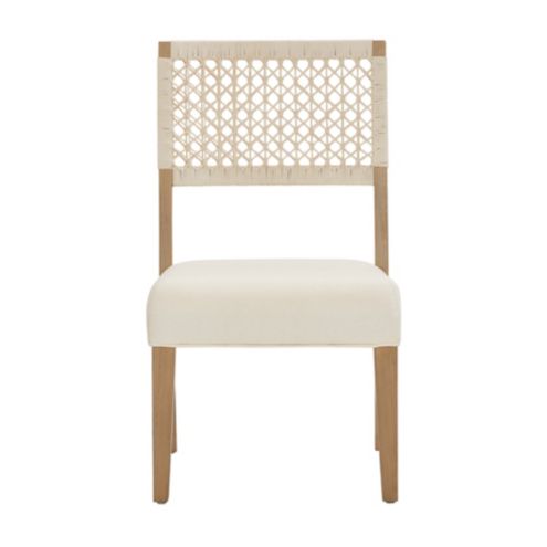 Rope weave dining online chair